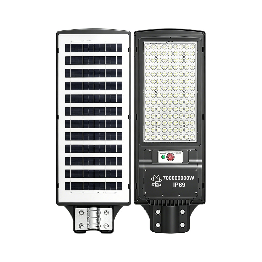 ไฟถนนโซลาร์ LED ไฟส่องสว่างกลางแจ้ง สว่างมาก กันฝนกันน้ำ สำหรับสนาม วิลล่า ถนนชนบท ลานจอดรถ แบตอึดนาน